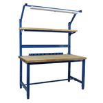 BenchPro Kennedy Series Workbench, 1-1/8" Particleboard Top, Blue